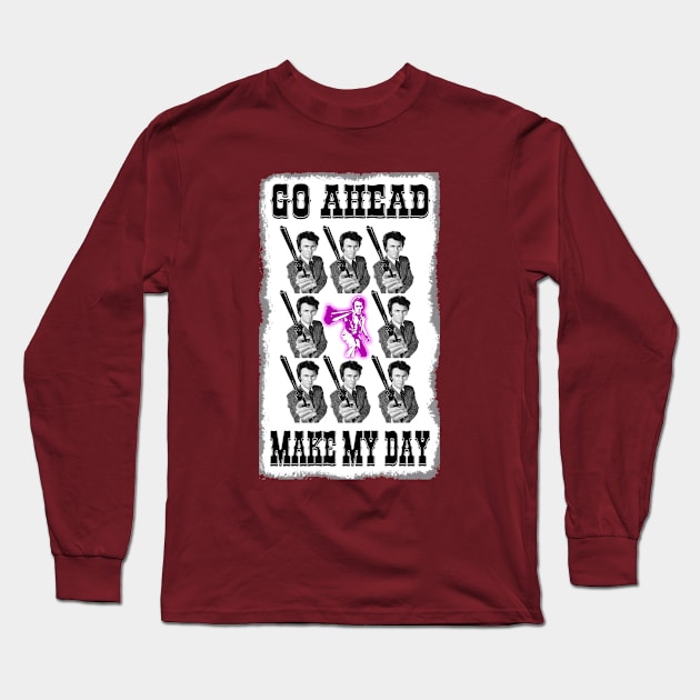 Dirty Harry - GO AHEAD, MAKE MY DAY Long Sleeve T-Shirt by OG Ballers